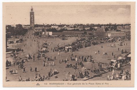 Marrakesch, der Platz Jemaa El Fna