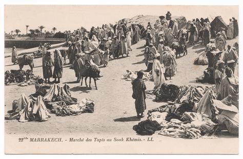 Der Teppichmarkt Souk Khemis
