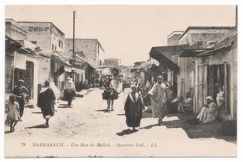 Eine Straße im Mellah-jüdischen Viertel