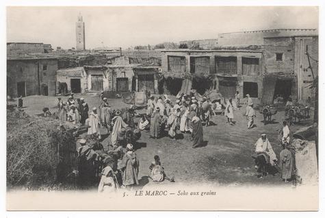 Marrakesch vor Getreide-Souk